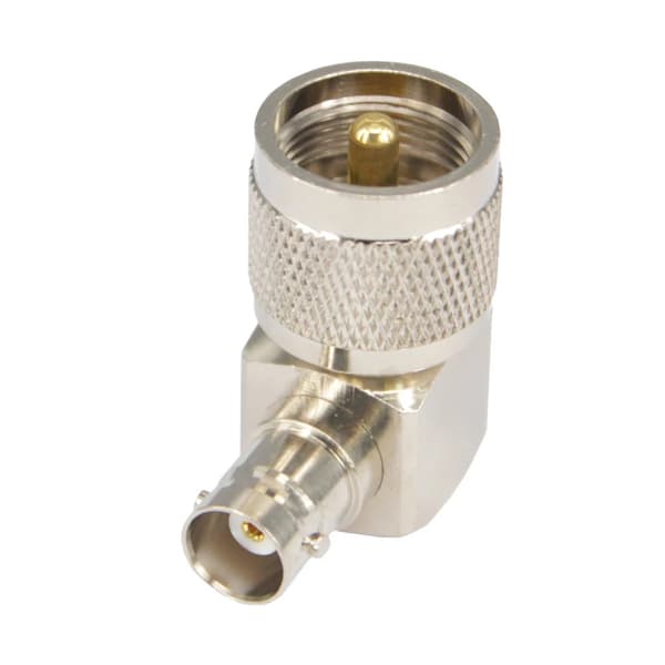 BNC-stik / UHF vinklet stikadapter