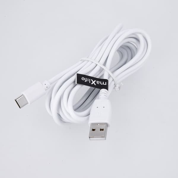 Maxlife USB - USB-C -latauskaapeli 3,0 m 2A Valkoinen