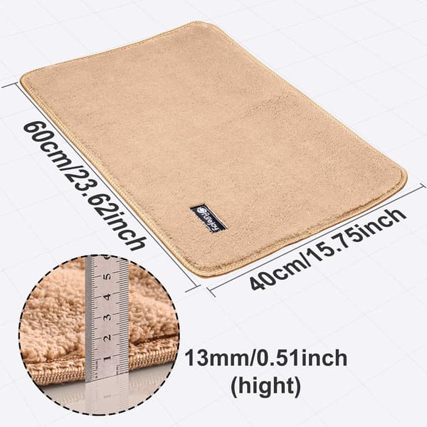 Mikrofibermatta i badrum 40x60cm beige