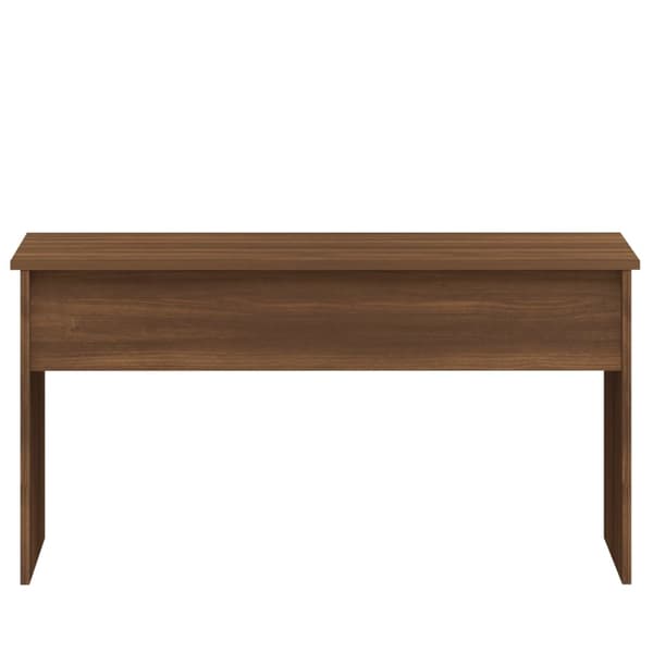 vidaXL sofabord brunt egetræ 102x50,5x52,5 cm