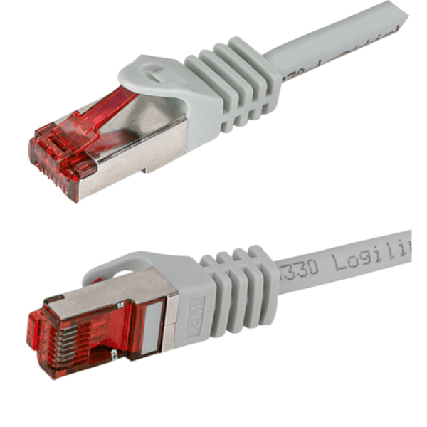 RJ45 Cat.6 S/FTP LogiLink PrimeLine patchkabel 5m grå LSZH Ethernet