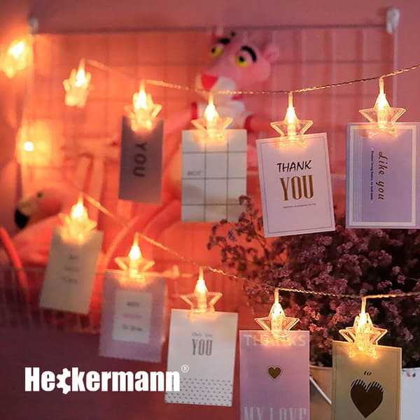 Heckermann IC-96L 6m LED julelys stjerner