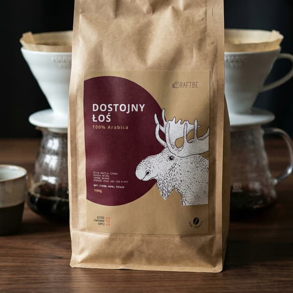 Craftbe Kaffebønner Dignified Moose 1kg