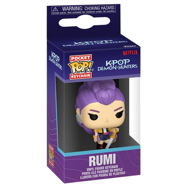 Funko POP Nøglering Figur Kpop Demon Hunters Rumi