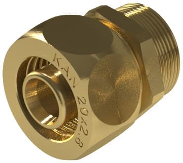 UltraLINE messingforskruning GZ - 14 G1/2"