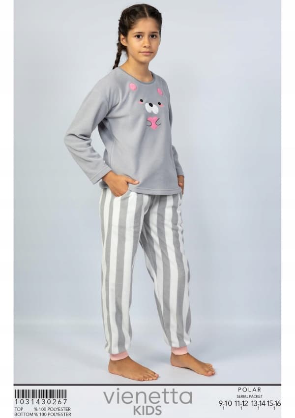 Flickpyjamas i bomull Vienetta 15/16 164