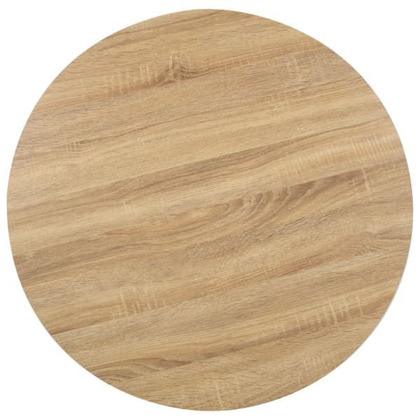 vidaXL Bistrobord ljusbrunt 80 cm MDF