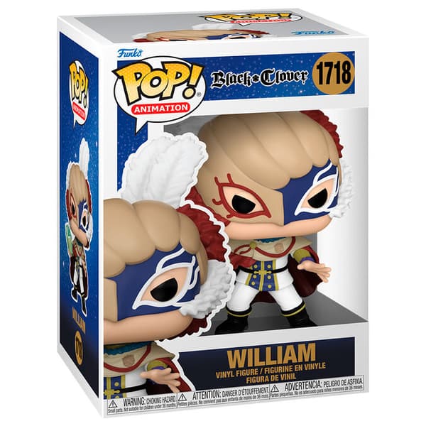 Funko POP Black Clover 1718 William samlerfigur