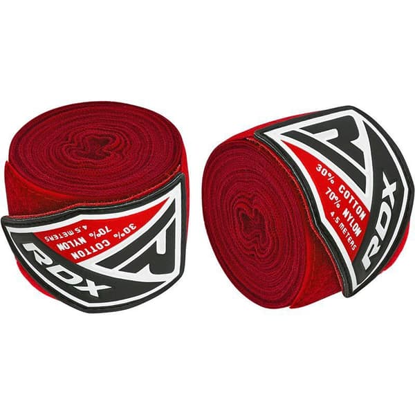 RDX Boxningslindor - HWX Bandager Röda 4,5m