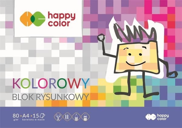 Färgritblock A4/15K HAPPY COLOR