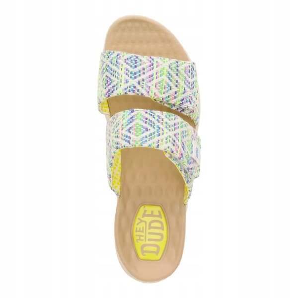 HEYDUDE DELRAY SLIDE SURF BAJA 43210 |37| BLÅ MULTI