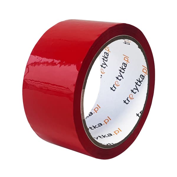 Röd packtejp, 48 mm x 50 m, 1 styck