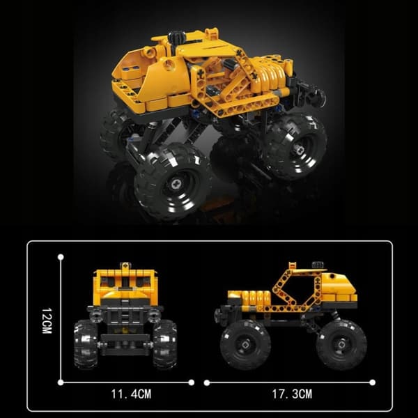 Maastoauto - Palikat Mold King 246 kpl Technic