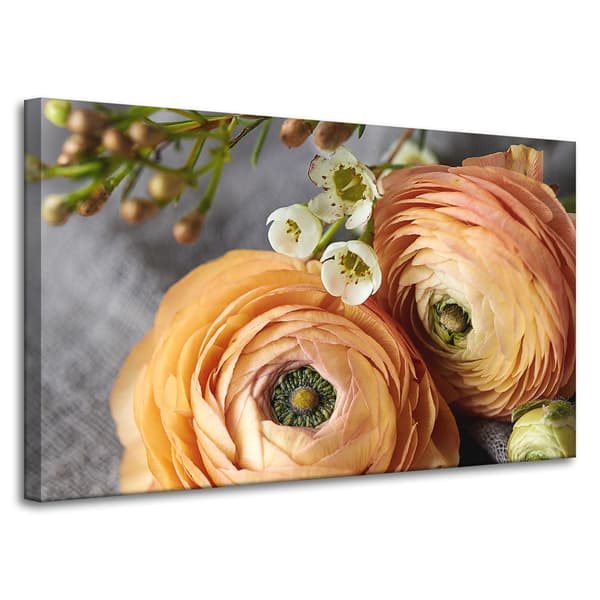 Canvastavla Botanik Blommor 100x60 cm