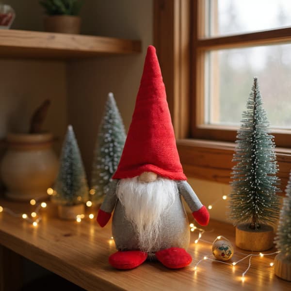 Jule Dværg Gnome Julepynt Gave 27 cm