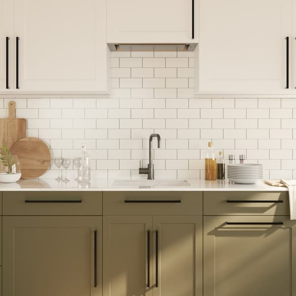 vidaXL skabsgreb 20 stk. sort 320 mm rustfrit stål