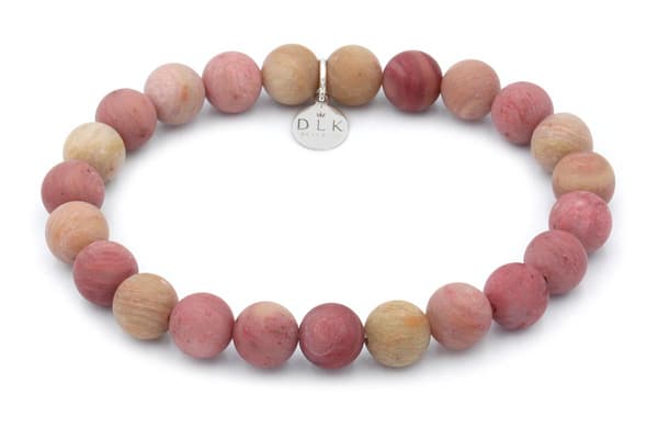 Rosa Jaspisarmband
