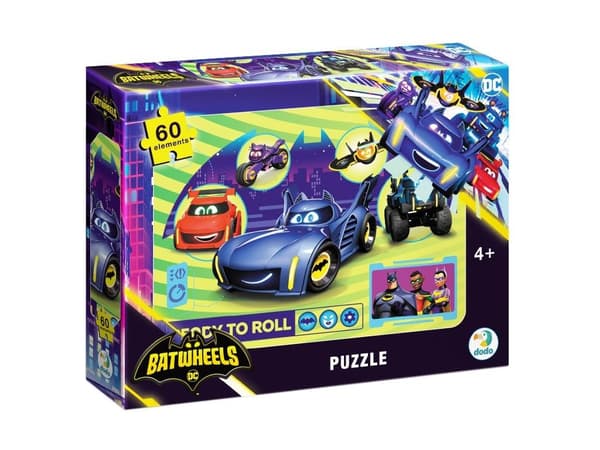 Puslespil 60 Batwheels De Vil Lege