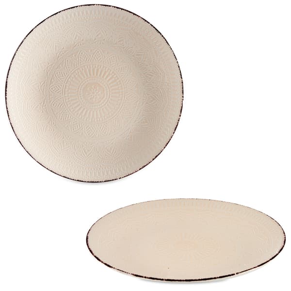 Middagstallerken 27 cm MANDALA beige