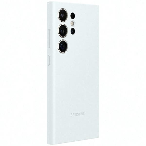 Samsung Silikone Etui til Galaxy S24 Ultra Hvid