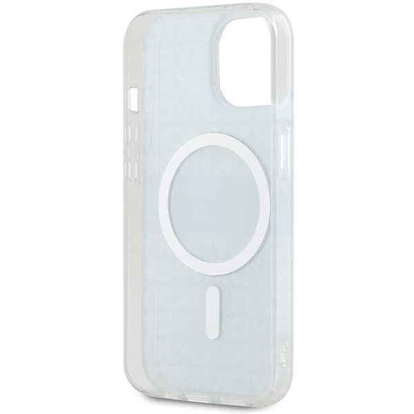 DKNY IML Mono & Stripe MagSafe-etui til iPhone 15, blå