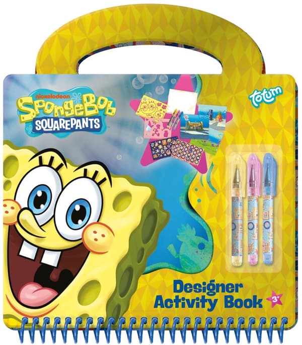Svampbob designeraktivitetsbok