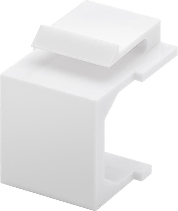 Sæt med 4, dæksel, Keystone-adapter, hvid