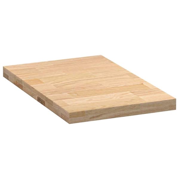 vidaXL køkkenbordplade, 40x63,5x4 cm, rektangulær, massivt egetræ