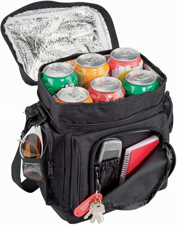 centrixx køletaske, dyb sort, 12 liter
