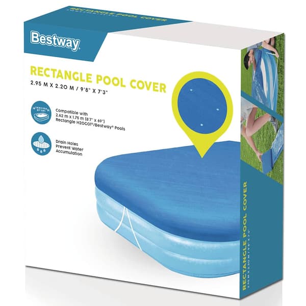 Bestway Flowclear Poolskydd, 262x175x51 cm