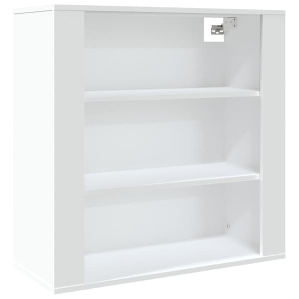 vidaXL Väggskåp vit 80x33x80 cm träbaserat material