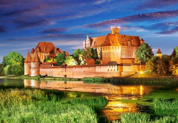 1000-bitars pussel. Malbork slott, Polen