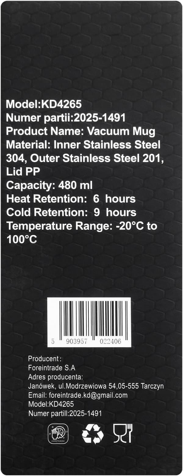 Termosmugg 480ml KD4265