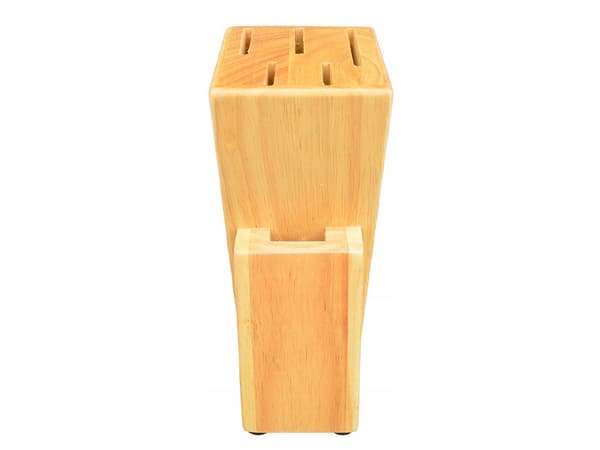 Banquetknivblok 22,5 cm brunt træ