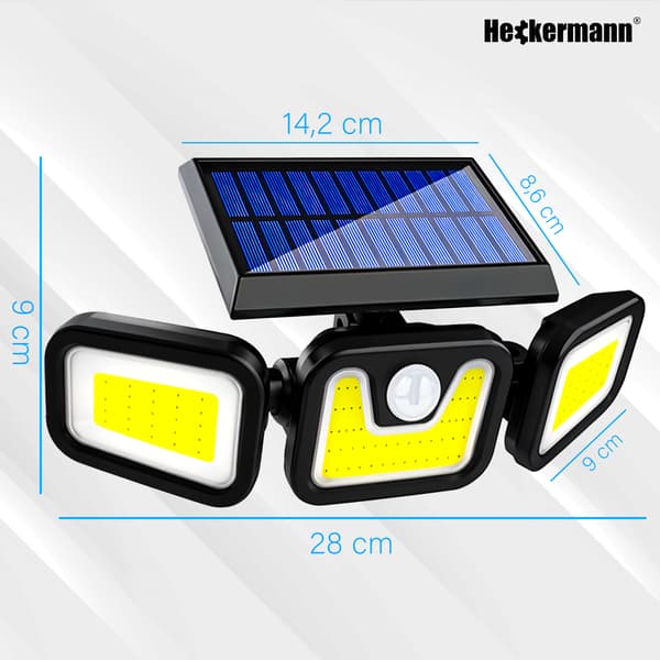 Heckermann JD2217 udendørs solcellelampe