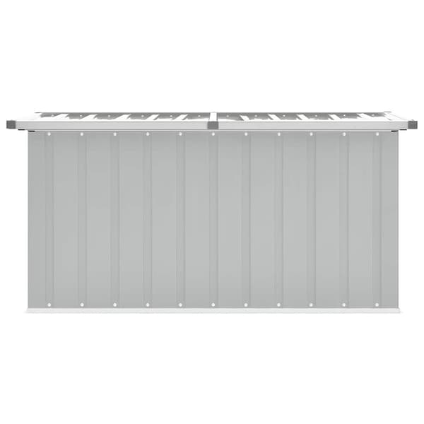 vidaXL opbevaringskasse til haven grå 129x67x65 cm