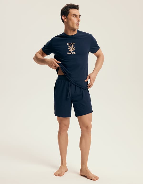 Legend Henderson herrpyjamas | Marinblå XL