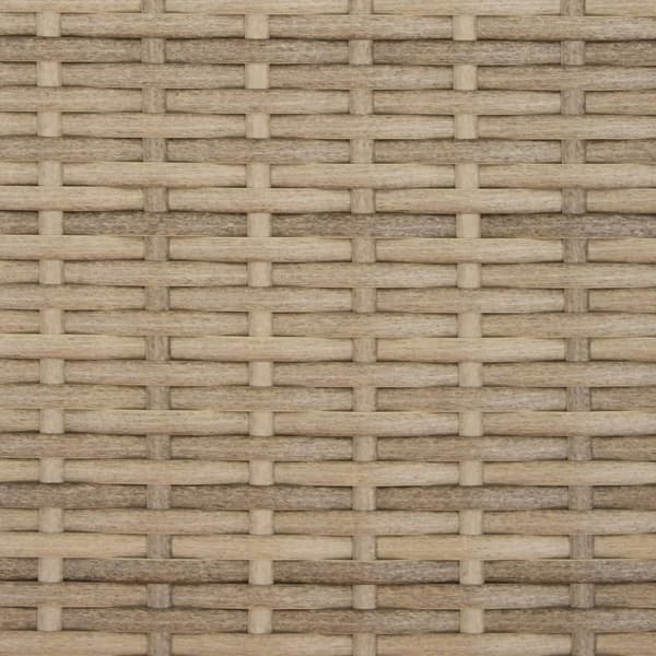 vidaXL Vuodesohva tyynyillä, beige, polyrottinki