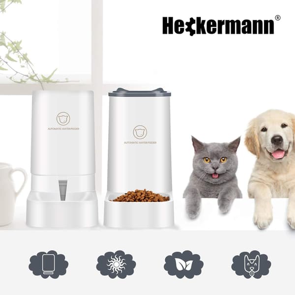 Heckermann vandautomat og foderautomat til kæledyr