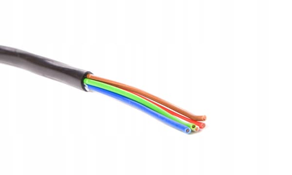 5-leder jordkabel, 1,0 mm