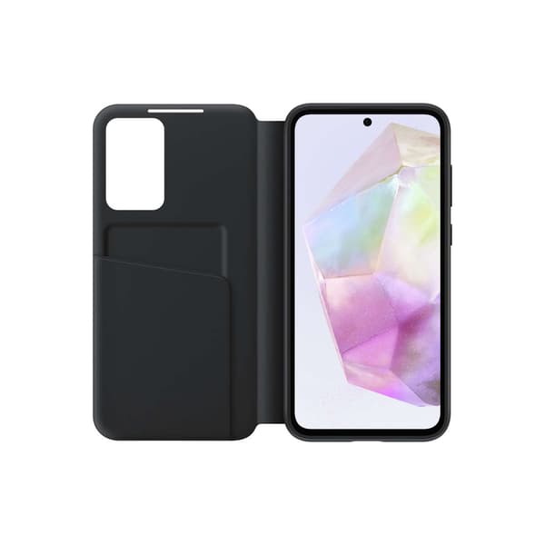 Original Smart View Pung med Flip til Samsung Galaxy A35 Sort