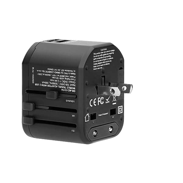 Universal rejseadapter USA UK USB-oplader til stikkontakt