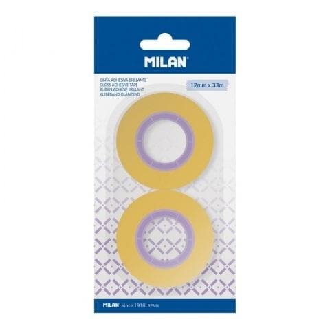 Transparent tejp 12mm x 33m 2st MILAN