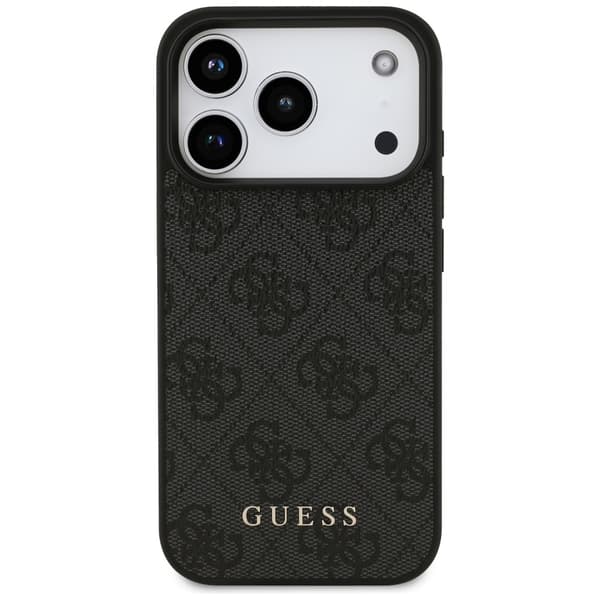 Guess 4G Classic cover til iPhone 17 Pro – sort