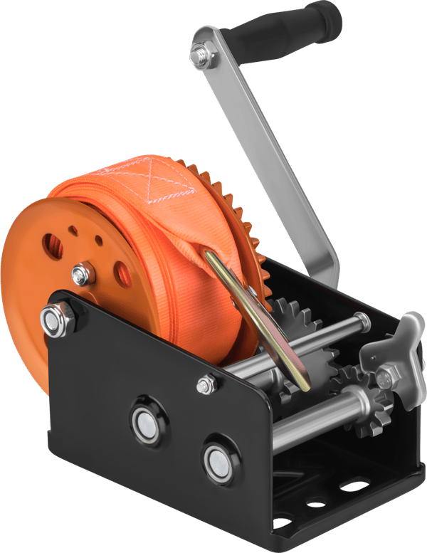 Handkurbad bältdriven vindspel 2500 lbs KD1314
