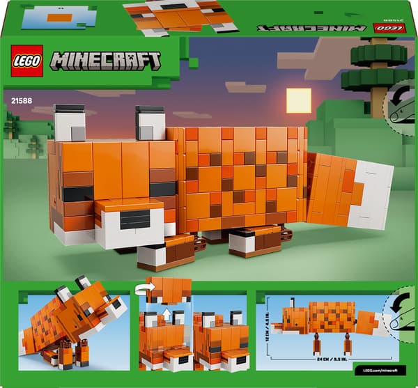 LEGO Minecraft Räv Set 497 Bitar (21588)