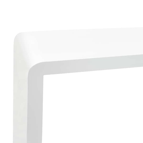 vidaXL Kubvägghyllor, 3 st, vit, MDF