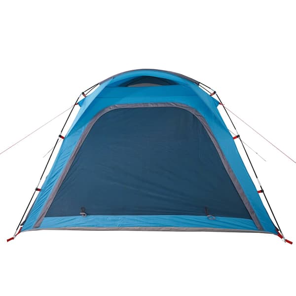 vidaXL 4-personers campingtelt, blå, vandtæt