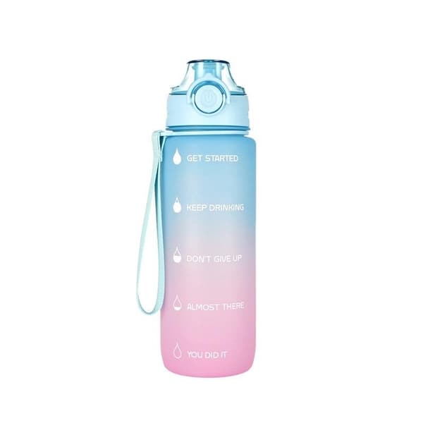 FLASKA 750ML BLÅ ROSA STK 9186