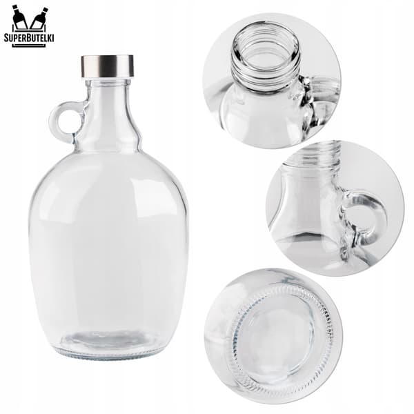 1,5 liters gallon med lock
